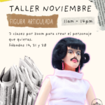 Taller online muñeco articulado en técnica mixta.